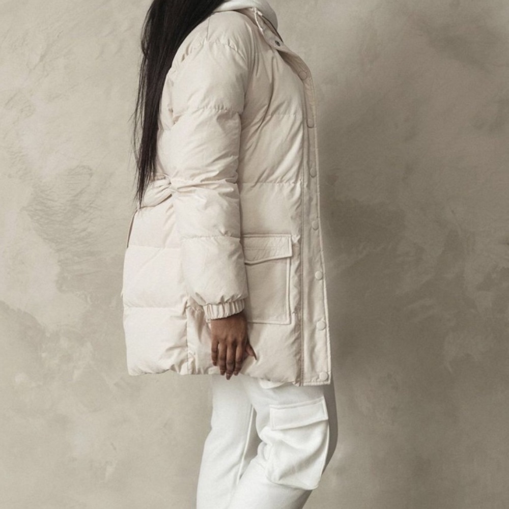 JLUXLABEL ASPEN PUFFER COAT - IVORY CREAM M
